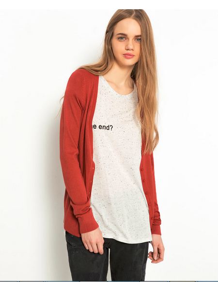Marsala cardigan Bershka