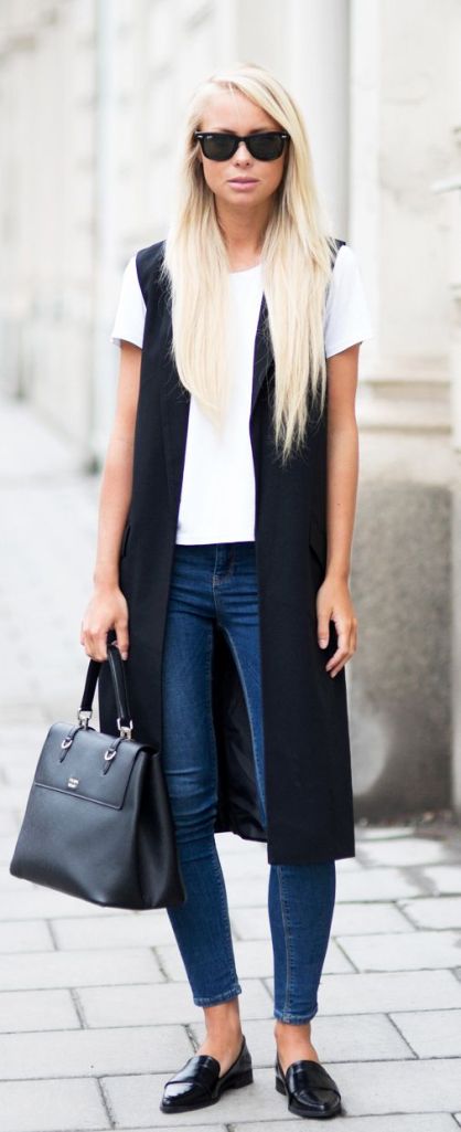 sleeveless blazer trend