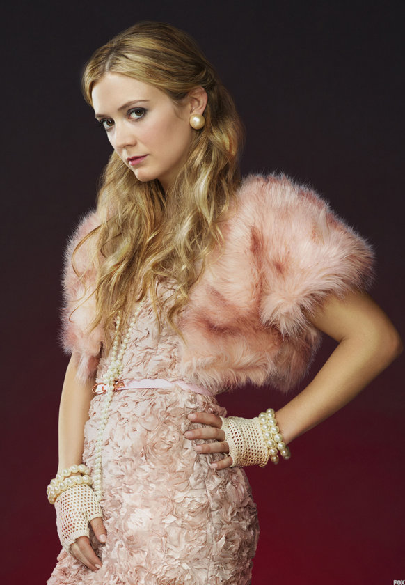 SCREAM QUEENS: Billie Lourd as Chanel #3 in SCREAM QUEENS which debuts with a special, two-hour series premiere event on Tuesday, September 22 (8:00-10:00 PM ET/PT) on FOX. ©2015 Fox Broadcasting Co. Cr: Matthias Clamer/FOX.