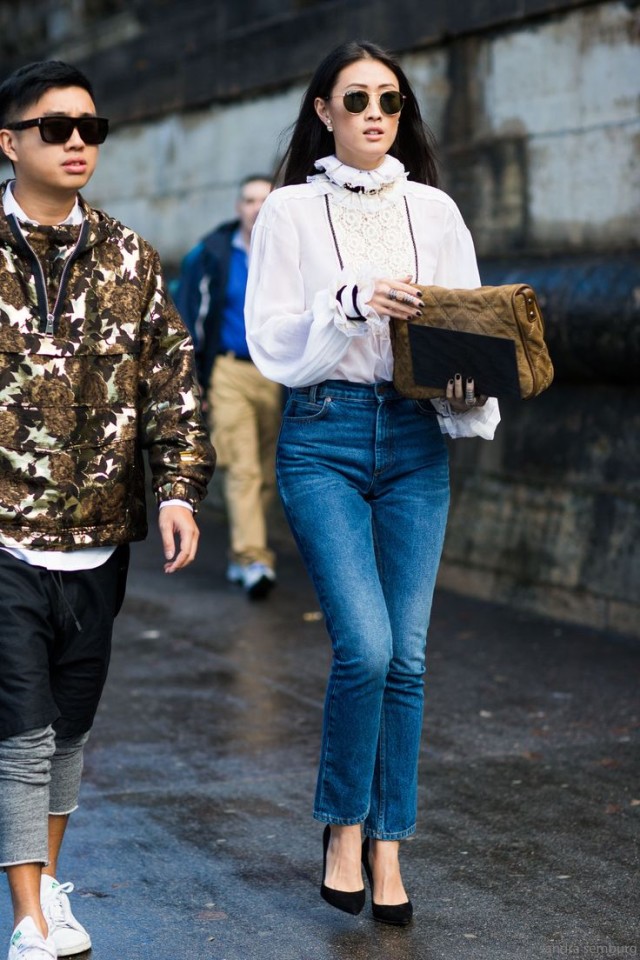 Paris Fashionweek SS 2016, day 7, outside Valentino